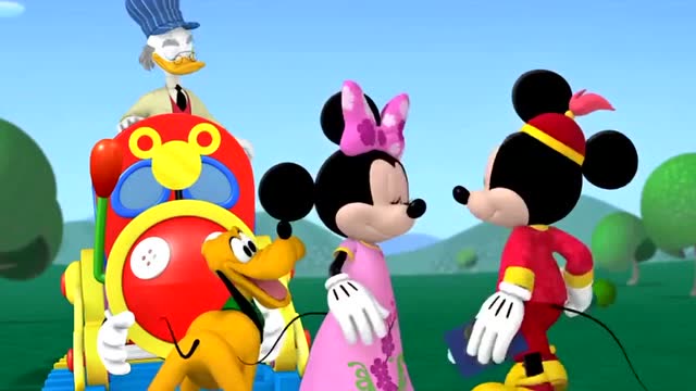 米奇妙妙屋:博士开火车来了,要护照和车票才能够上车