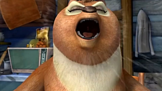 《熊出没》熊大熊二的心仪女孩翠花来啦!森林又热闹了!