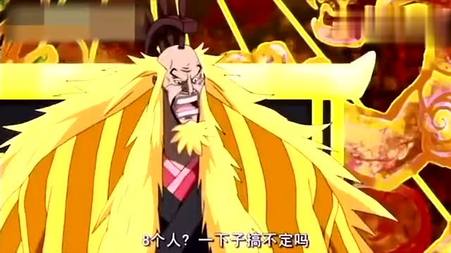 卡普和战国一起打一天才打败的金狮子, 被还不会霸气的路飞打败了