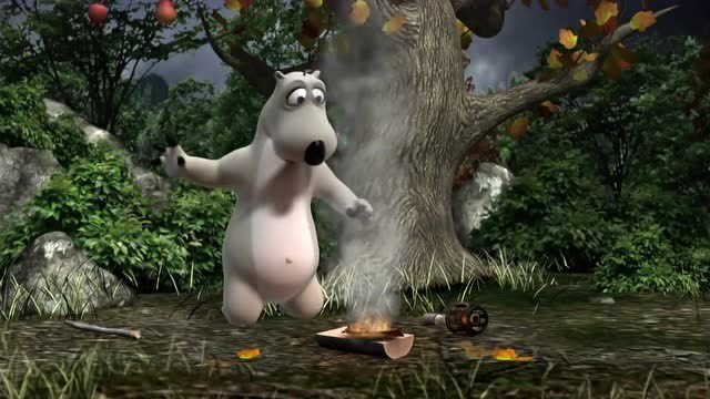 倒霉熊:火炬又一次被熄灭了,倒霉熊非常的生气