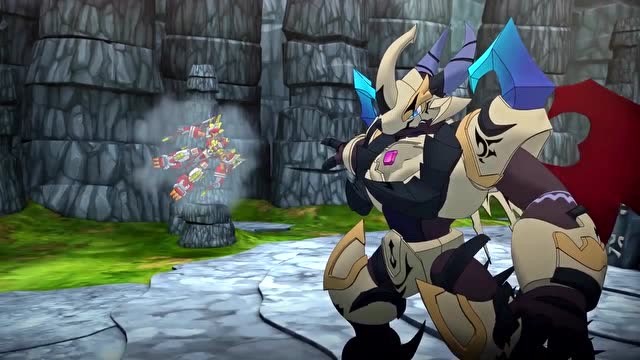 斗龙战士北冥光龙好厉害加比纳和雷古曼都不是它的对手