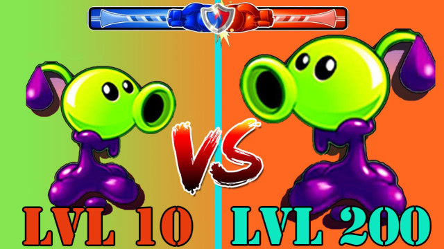 新款黏毒豌豆10级vs200级,差距究竟有多大?