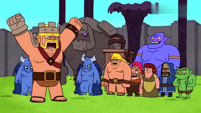 部落冲突系列动画,皮卡超人意外"坠机"竟发现村庄地下的秘密