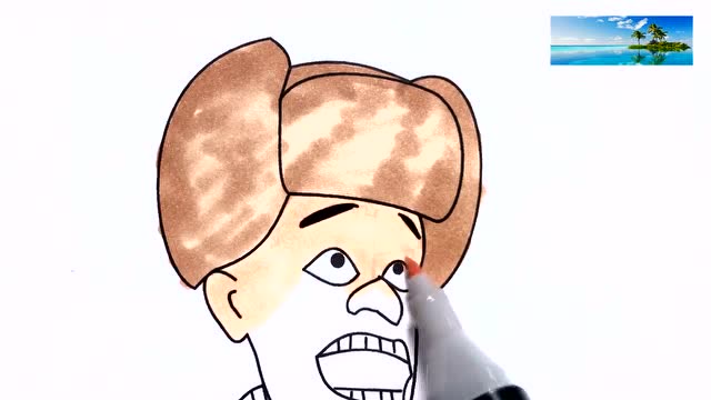 熊出没泰罗奥特曼阻止光头强砍树迪迦奥特曼英雄益智简笔画