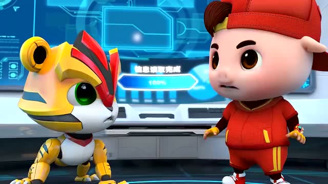 铁拳虎被钢齿虎打到显出原形!太强大了