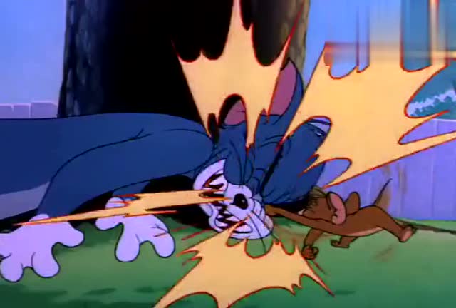 猫和老鼠:杰瑞真是无情铁手,鞭炮直接炸在手里一点事没有