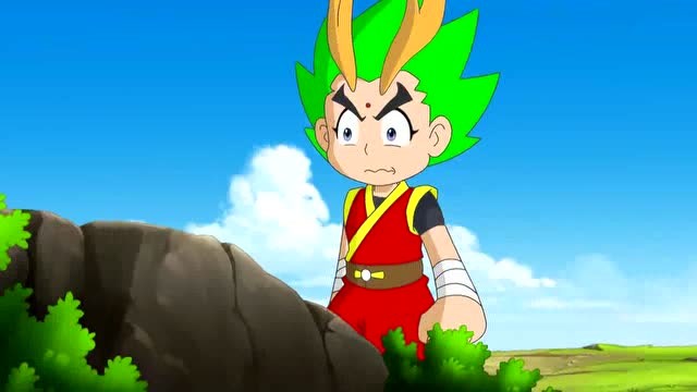 笑林功夫:老伯居然让元龙扛着大石头,以青蛙跳的方式下山!