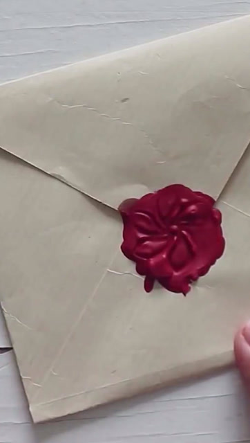 这蜡封戳是不是很漂亮啊没想到吧!