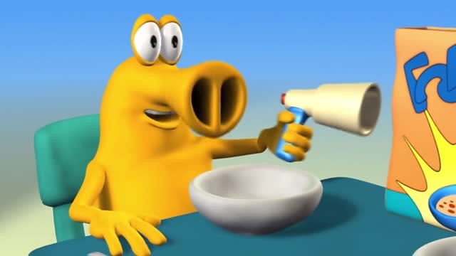 搞笑长鼻怪:我收到了一个假喇叭!