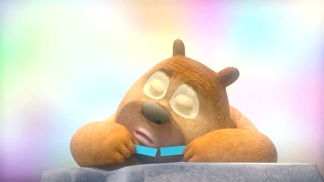 熊熊乐园2:熊二又睡着了,进入了甜甜的梦香