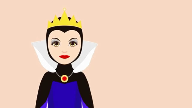 趣味小制作 拼图白雪公主和凶悍的王后