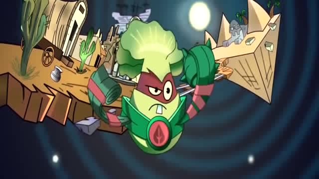 在太空漂浮的菜问!pvz2花絮