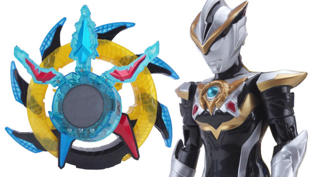 奇奇和悦悦的玩具 罗布奥特曼极限水晶光轮对战黑暗欧布