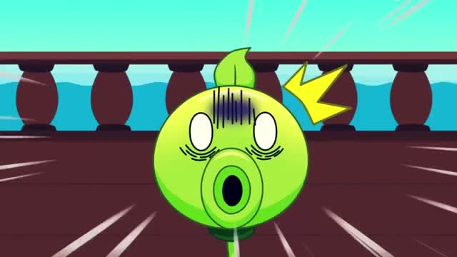 植物大战僵尸游戏动画:没有作用的钢地刺