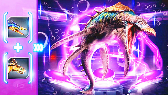 小鸢解说 侏罗纪世界1075第二只混种恐龙,进化鱼石长锁龙