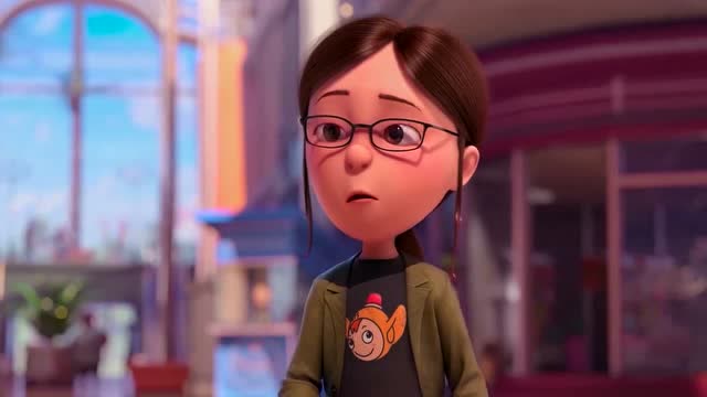 神偷奶爸:玛格在喷泉边遇见心动男生,竟然还被英雄救美