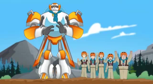 汽车人刀锋太可爱了,竟然和小朋友一起争夺青年先锋军的称号