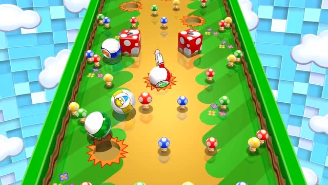 休闲小游戏:马里奥和朋友们比赛滚雪球,闯迷宫,看谁最厉害