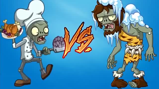 植物大战僵尸厨师小鬼僵尸被章鱼僵尸吃掉