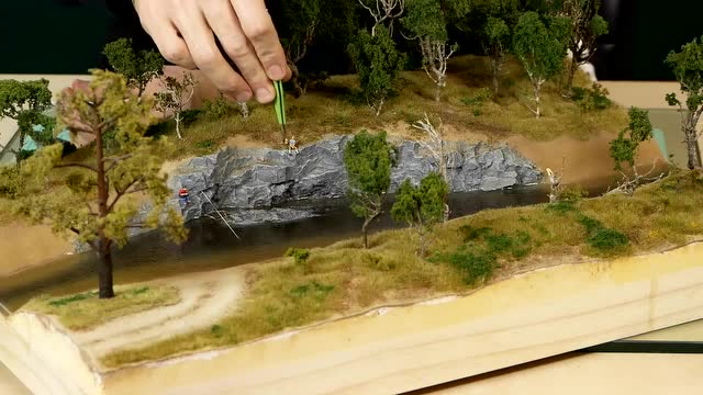 场景模型教程:河流小溪垂钓制作鉴赏