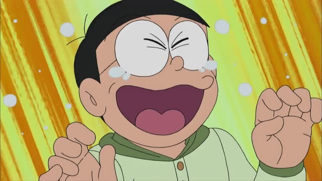 《哆啦a梦》哆啦a梦的发笑人偶很有趣,让大雄笑个不停!