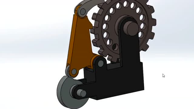 凸轮机构设计的间歇旋转装置