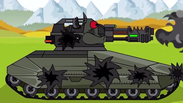 坦克世界动画:p1000巨鼠升级,这是p3000啊,看上去好强