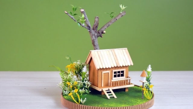 创意手工制作:做漂亮花园小屋