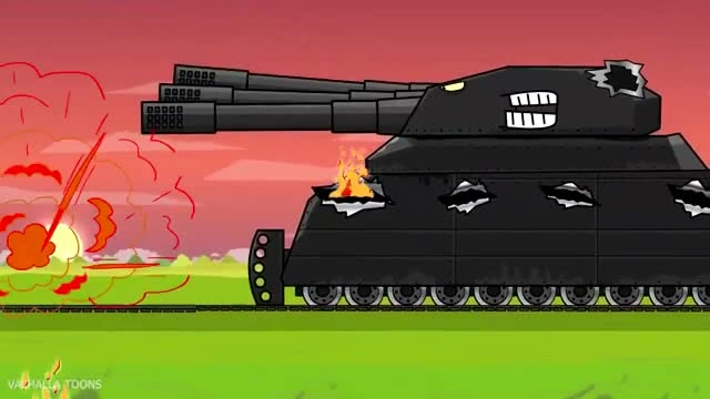 坦克世界动画:王者归来!保养后的kv88——怒怼黑鼠!