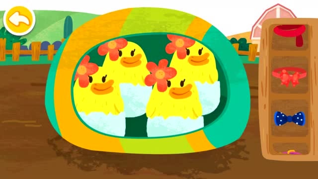宝宝巴士游戏 鸭子生蛋,孵出了小鸭