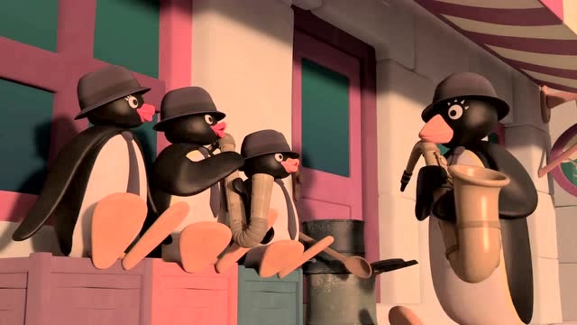 《大都会小企鹅》:小小跟朋友一起合作,竟然这么厉害,好羡慕呀