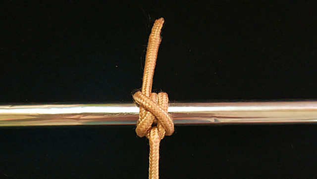 秋千上部的绳结怎么打?秋千上部摇摆绳结的打法!