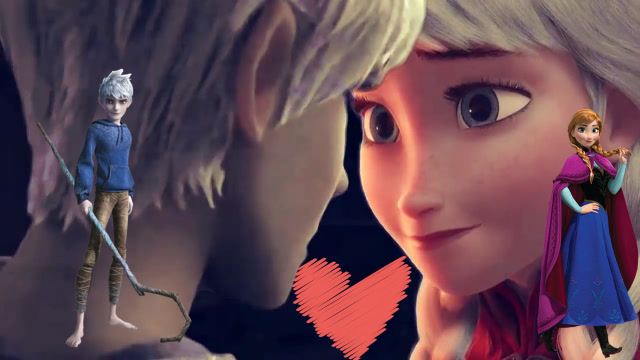 冰雪奇缘"英雄救美",杰克冻人×安娜公主,杰克放大招救安娜