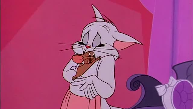 猫和老鼠,没想到汤姆的女朋友很喜欢杰瑞呢