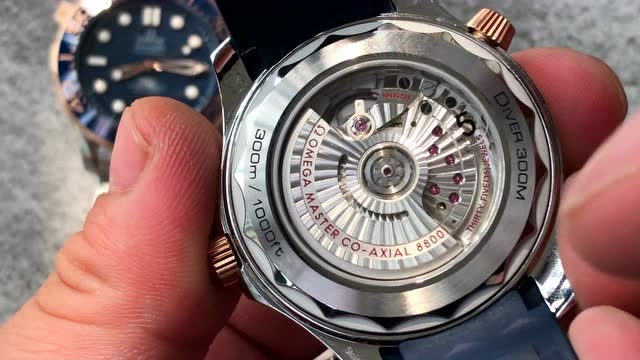 vs厂欧米茄海马300米,8800机芯不是一体机