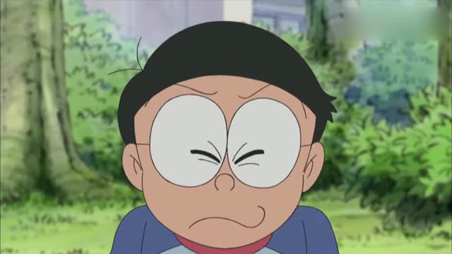 哆啦a梦:大雄画静香的画像,被静香看到了,静香很生气