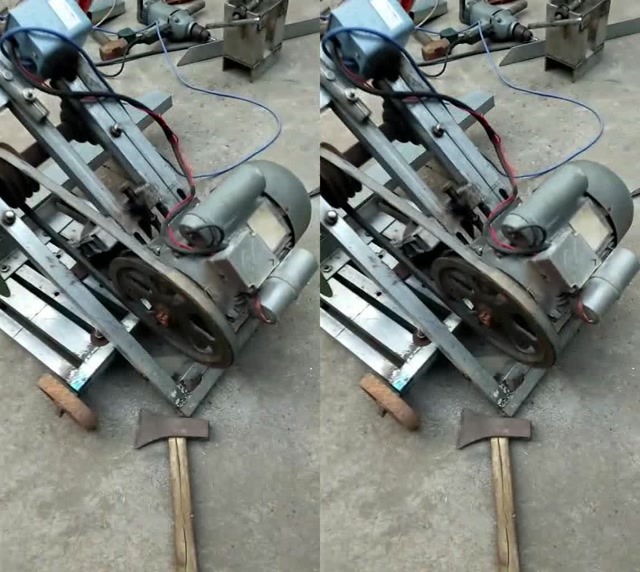 自制切割机试机成功