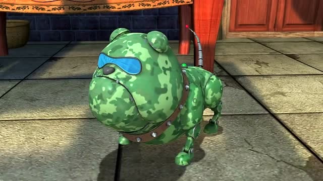 熊出没之熊心归来:光头强的机器狗到了,就试用了一下!