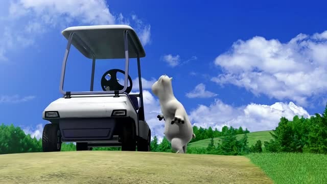 倒霉熊:倒霉熊这下车时机把握的太妙了!车竟自己开回去了!