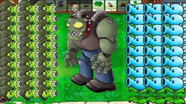 植物大战僵尸:加特林豌豆射手 vs 冰冻豌豆射手