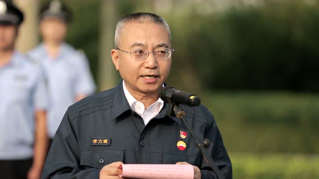 华北石化10.1升旗仪式