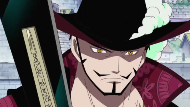 海贼王:鹰眼与四皇红发对决剑术不落下风,索隆挑衅被留了一道疤