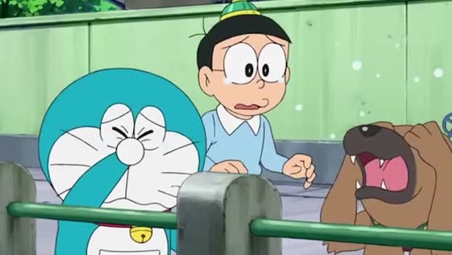 哆啦a梦:听了酷哥的倾述,哆啦a梦很生气,决定帮他跟胖虎讨个公道!