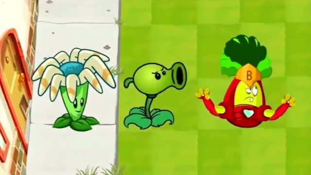 植物大战僵尸:菜问穿上了红色铠甲是不是很厉害