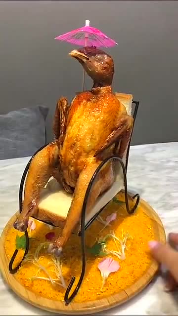 遇到这么妖娆的鸡,让我怎么下嘴