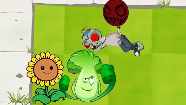 植物大战僵尸菜问暴打小僵尸