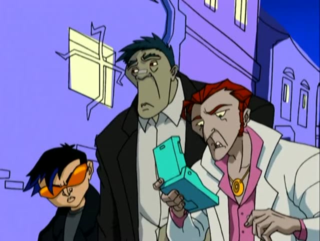 成龙历险记:黑手帮的人告诉瓦龙没有找到符咒,瓦龙说他们完了