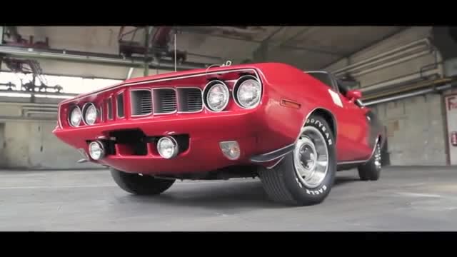 猛兽的低吼!1971年普利茅斯barracuda!