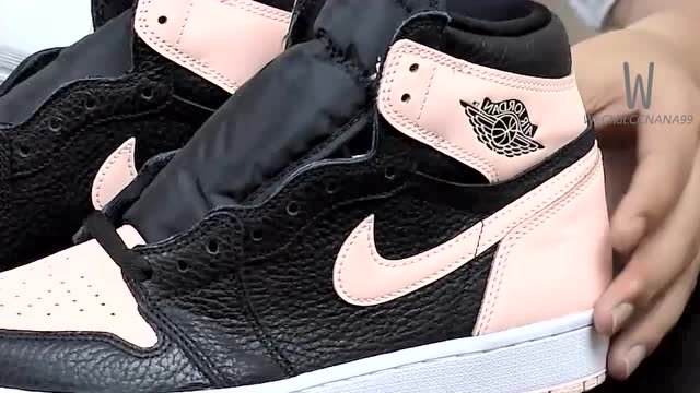 aj1黑粉脚趾,真假对比