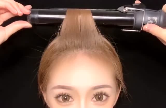 最火的八字刘海教你这样夹咔咔两步轻松搞定气质满分